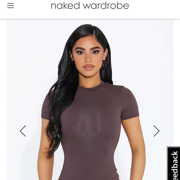 naked wardrobe Tops Naked Wardrobe The New Lovin Crew Bodysuit